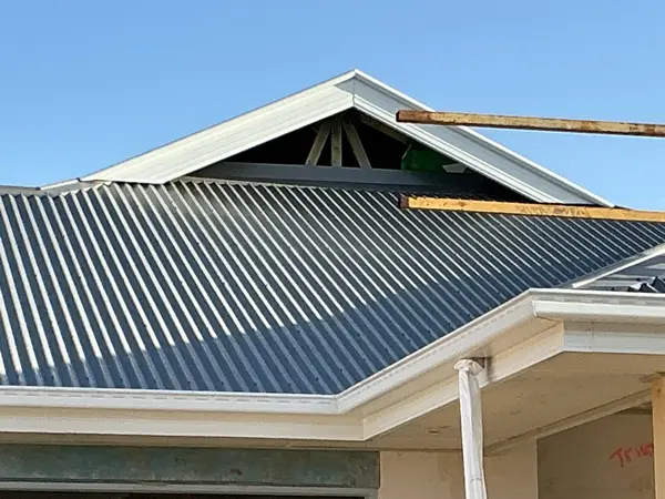 Roof gable incomplete — defect found during enclosed/waterproofing inspection in Brisbane