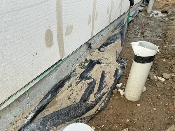 External membrane protection — defect found during enclosed/waterproofing inspection in Brisbane