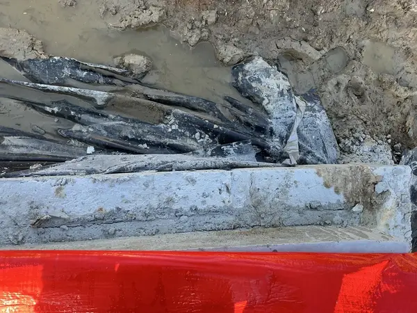 Edge beam damage and membrane