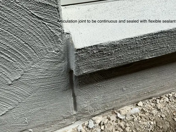 Articulation joint to be sealed