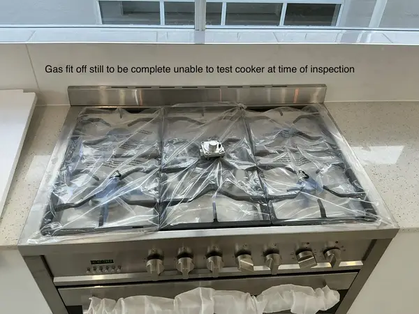 Gas fit off incomplete