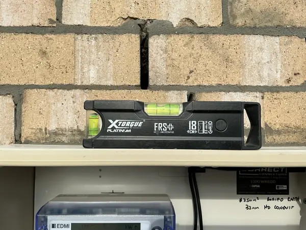 Meter box level verification