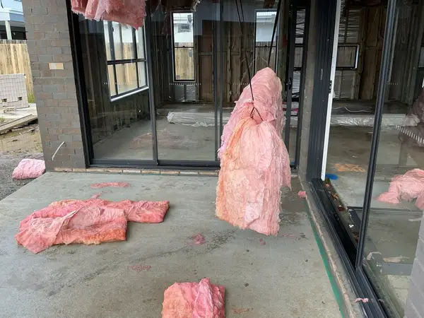 Insulation damage at windows