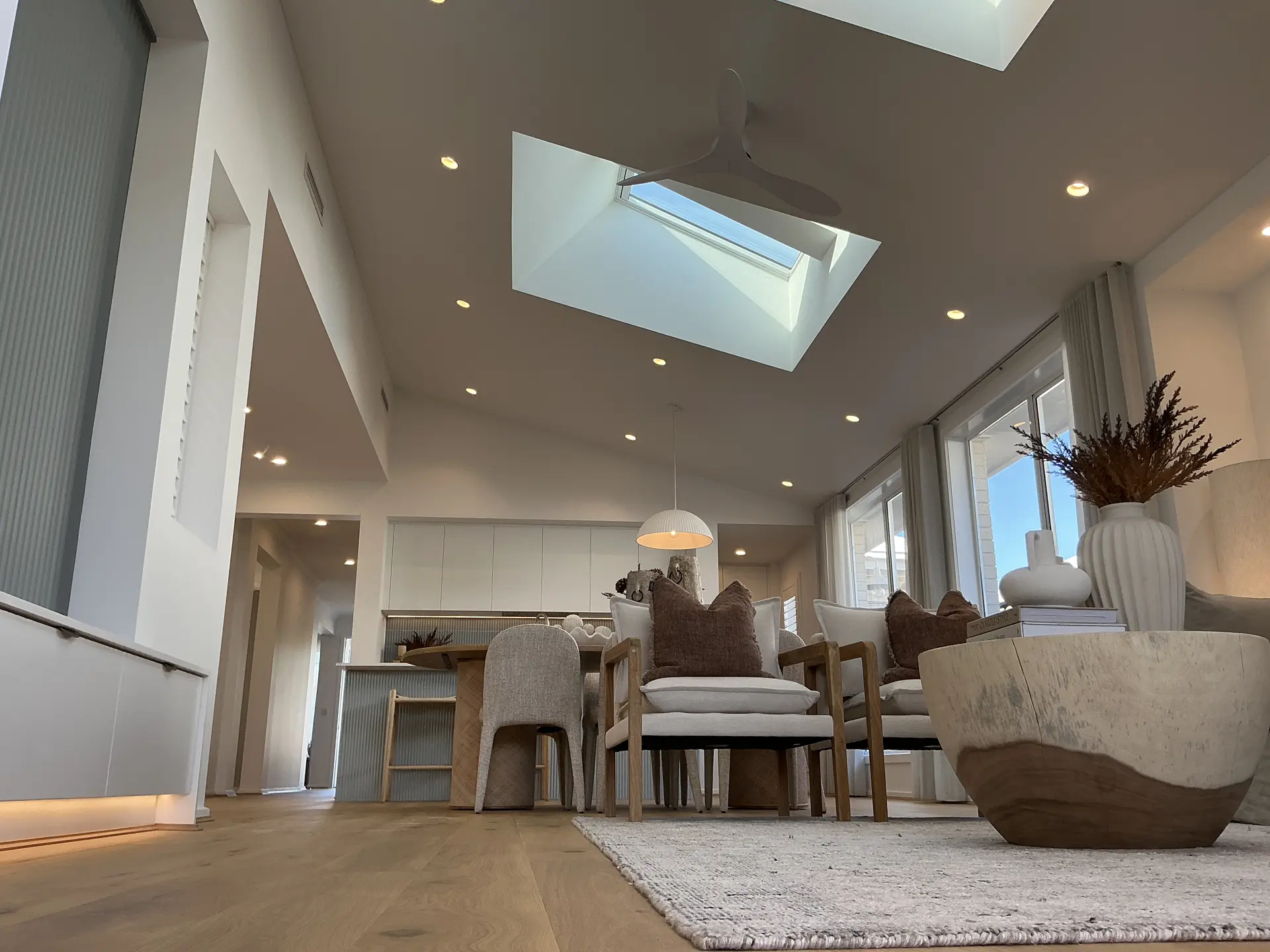 Beautiful modern home interior with skylight and quality finishes - inspected by VG Inspect