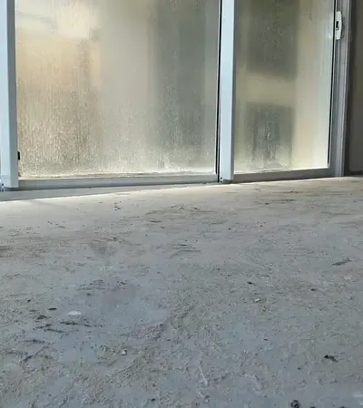 Sliding door installation defect - water ingress and alignment issues — VG Inspect