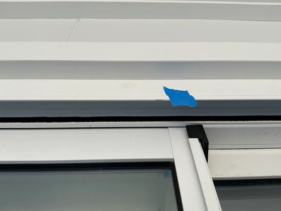 Workmanship detail recorded during a VG Inspect site visit — Mitchelton building inspection guide