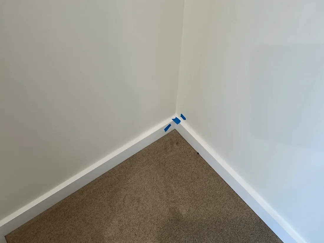 Defect documented during a VG Inspect new home inspection — Waraba Building Inspections