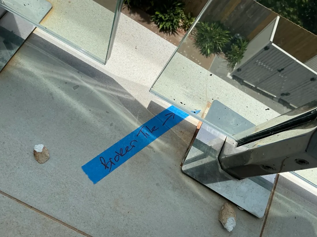 Workmanship detail recorded during a VG Inspect site visit — North Lakes and Mango Hill Building Inspections