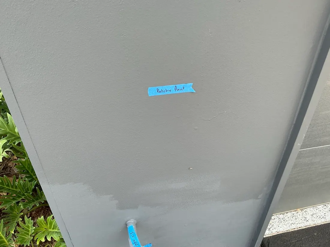Workmanship detail recorded during a VG Inspect site visit — Building Inspection Springfield Lakes and Springfield