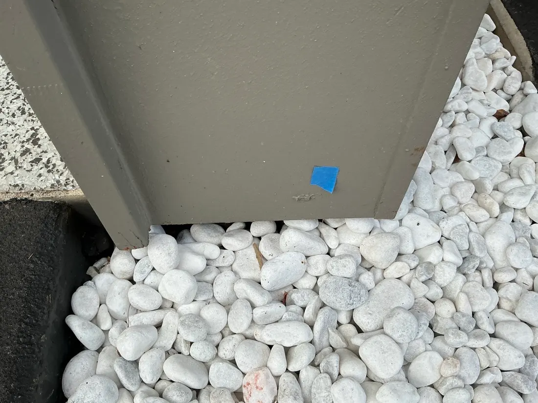 Workmanship detail recorded during a VG Inspect site visit — Ferny Grove building inspection guide