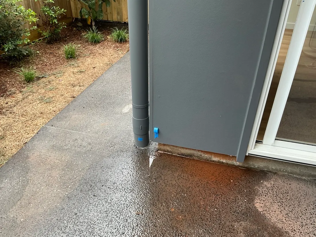 Defect documented during a VG Inspect new home inspection — Donnybrook Building Inspection