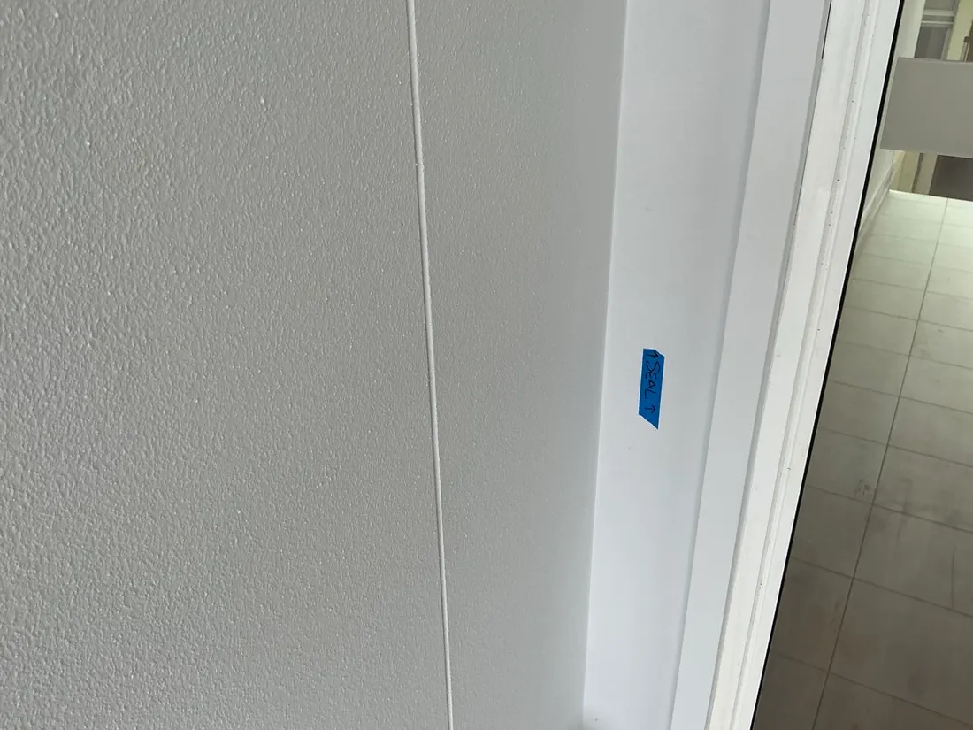 Defect documented during a VG Inspect new home inspection — Practical Completion to Handover