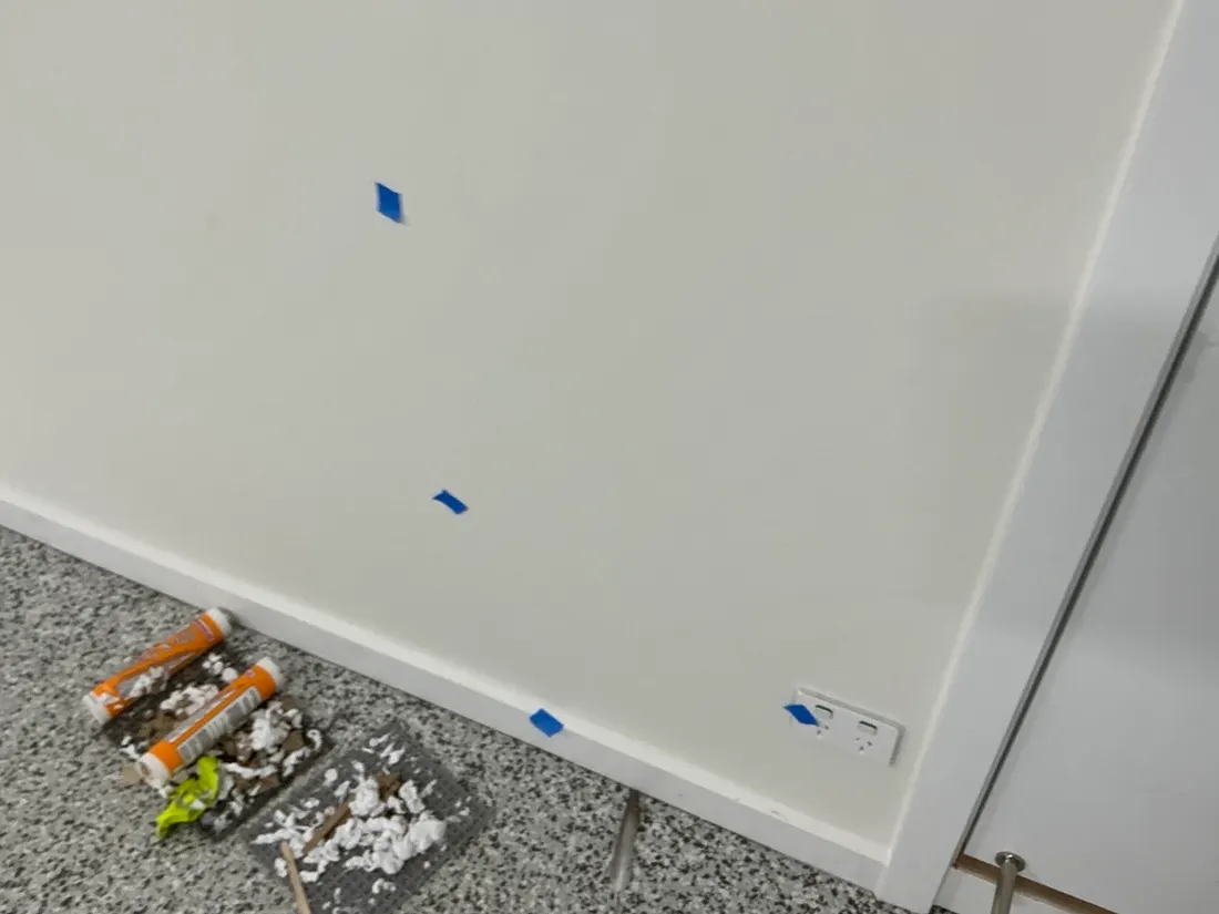 Workmanship detail recorded during a VG Inspect site visit — Capalaba new home inspection guide