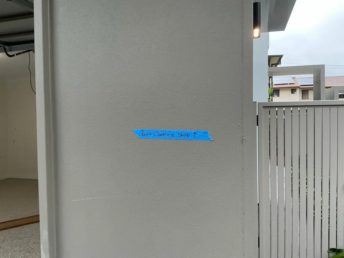Workmanship detail recorded during a VG Inspect site visit — Waraba Building Inspections