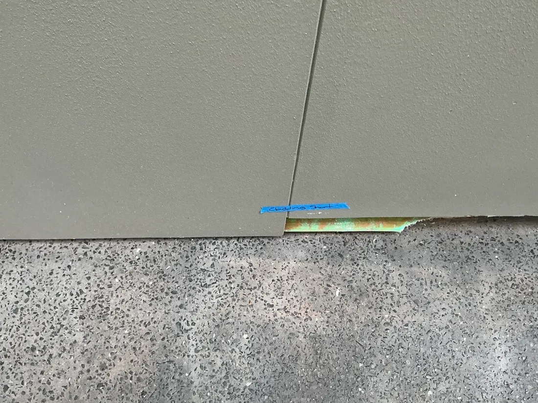On-site building inspection photo from a VG Inspect Ipswich building inspector job in SEQ
