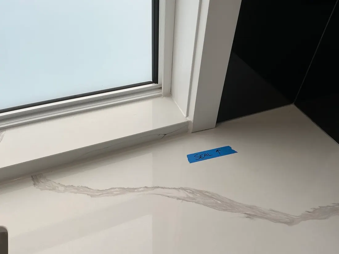 Defect documented during a VG Inspect new home inspection — GJ Gardner Building Inspection