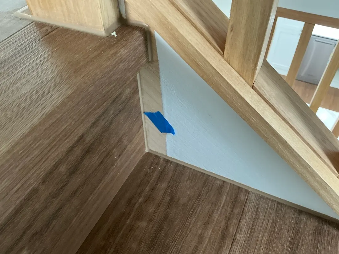 Workmanship detail recorded during a VG Inspect site visit — Flagstone new home inspection guide