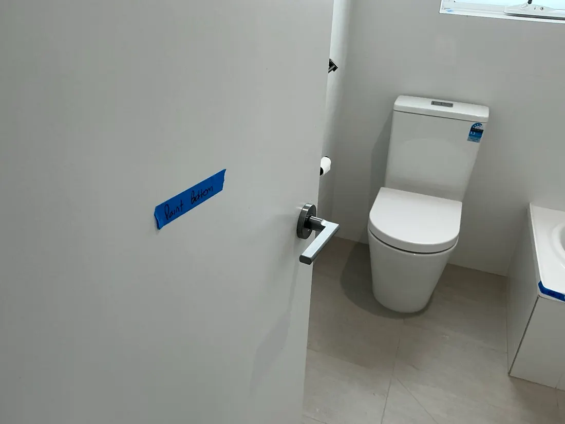 Workmanship detail recorded during a VG Inspect site visit — Ripley Valley Building Inspection