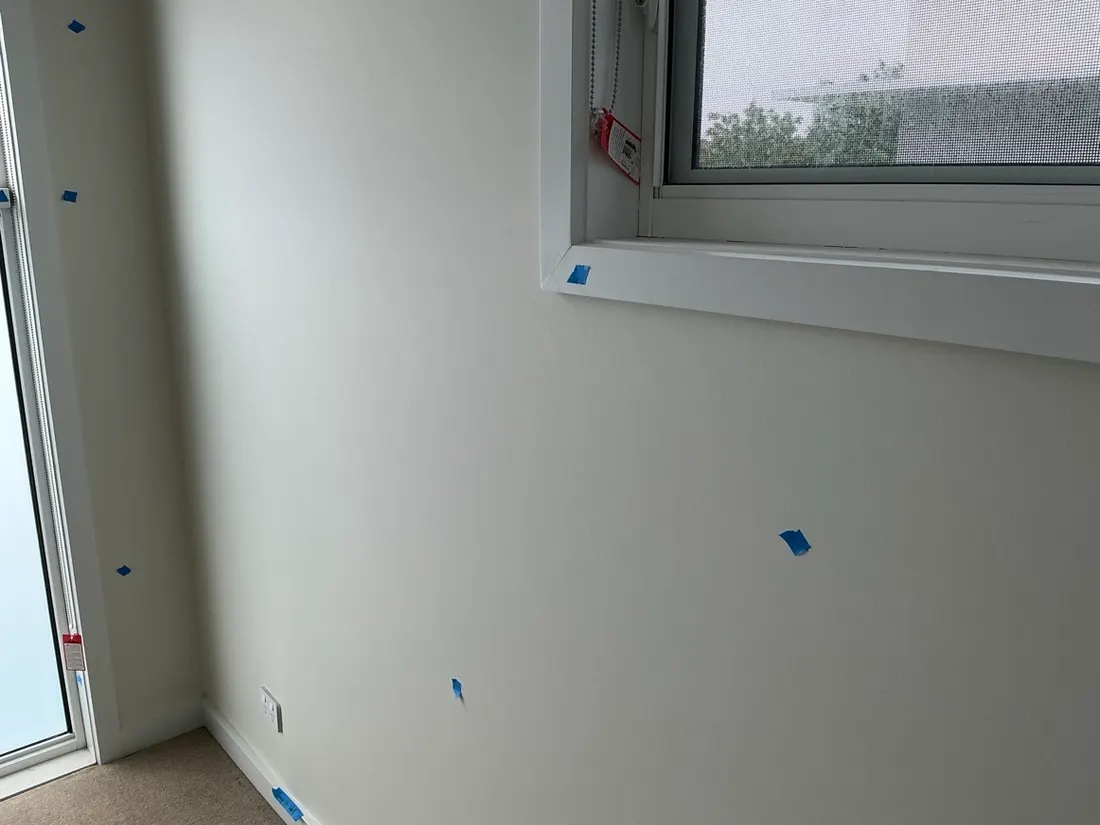 Workmanship detail recorded during a VG Inspect site visit — Walloon new home inspection guide