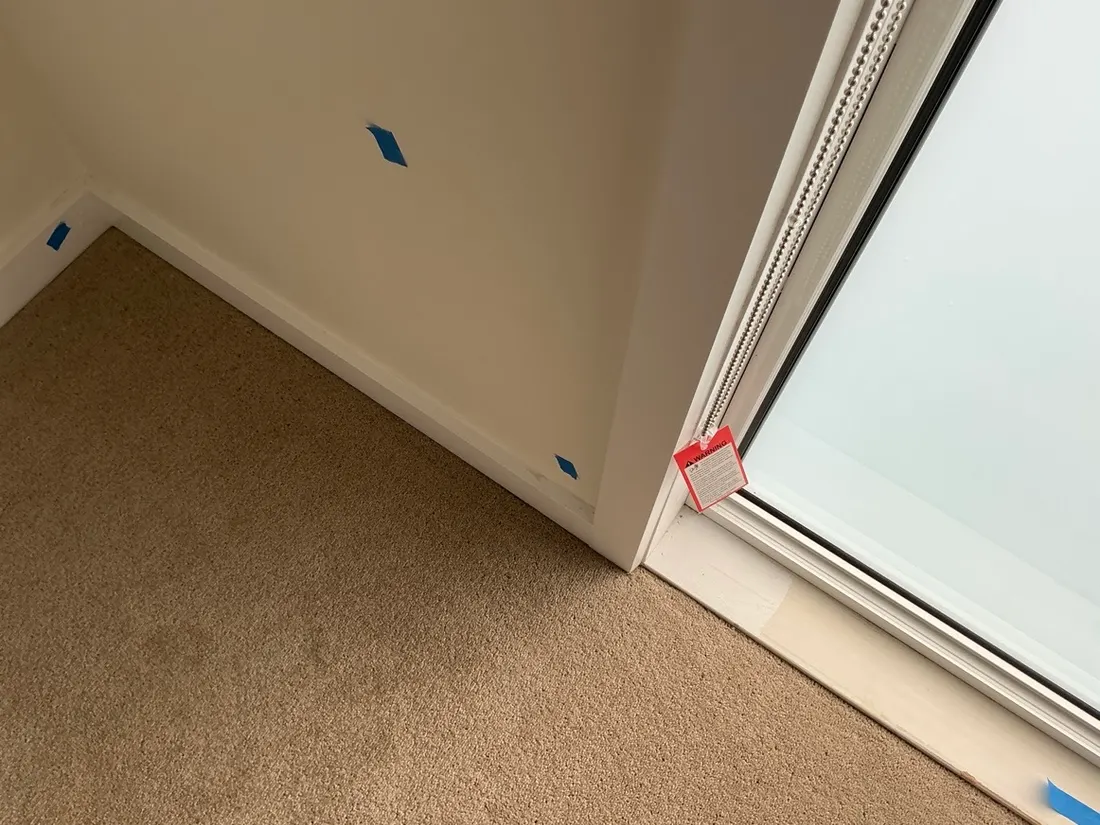 Workmanship detail recorded during a VG Inspect site visit — Practical Completion to Handover