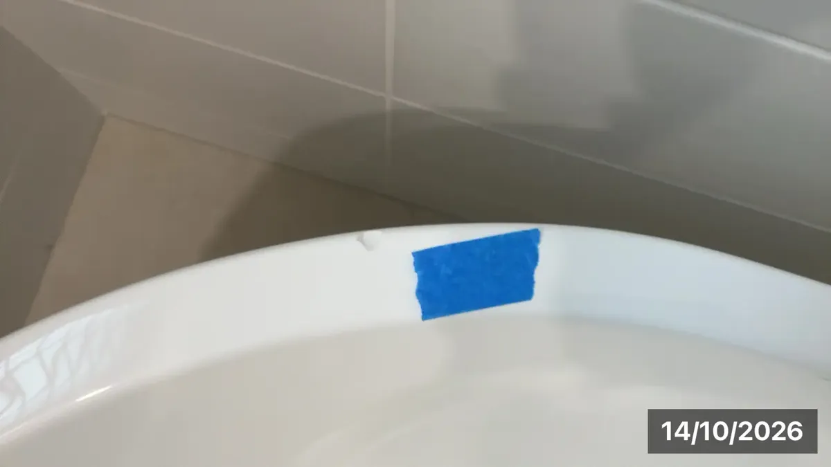 Chip in a brand-new bath