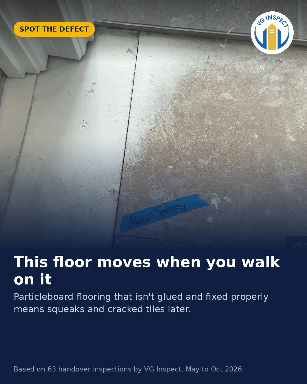Upper floor that moves underfoot — social post